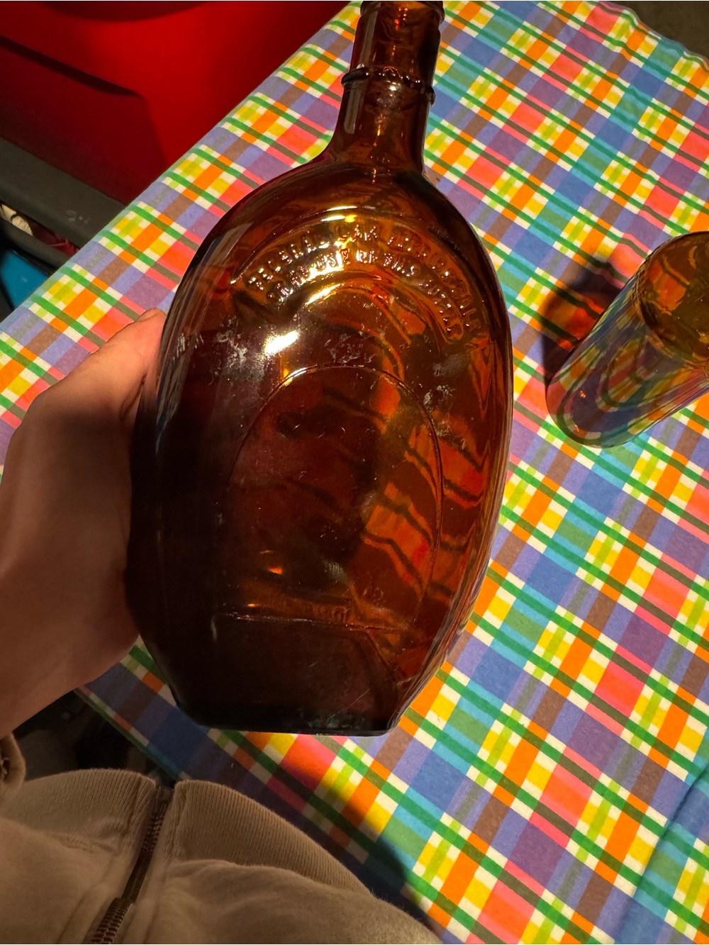 Vintage glass bottles